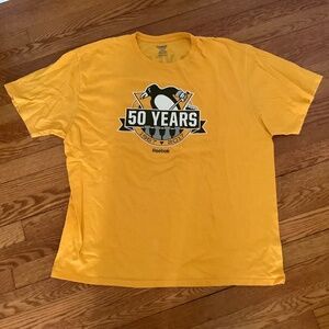 Pittsburgh Penguins t shirt 50 years 2XL